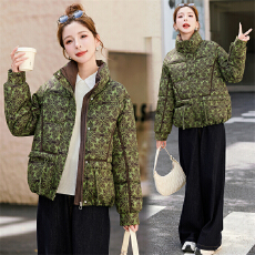 批发实拍大码棉服胖妹妹冬季新款韩版宽松加厚面包服小个子棉衣