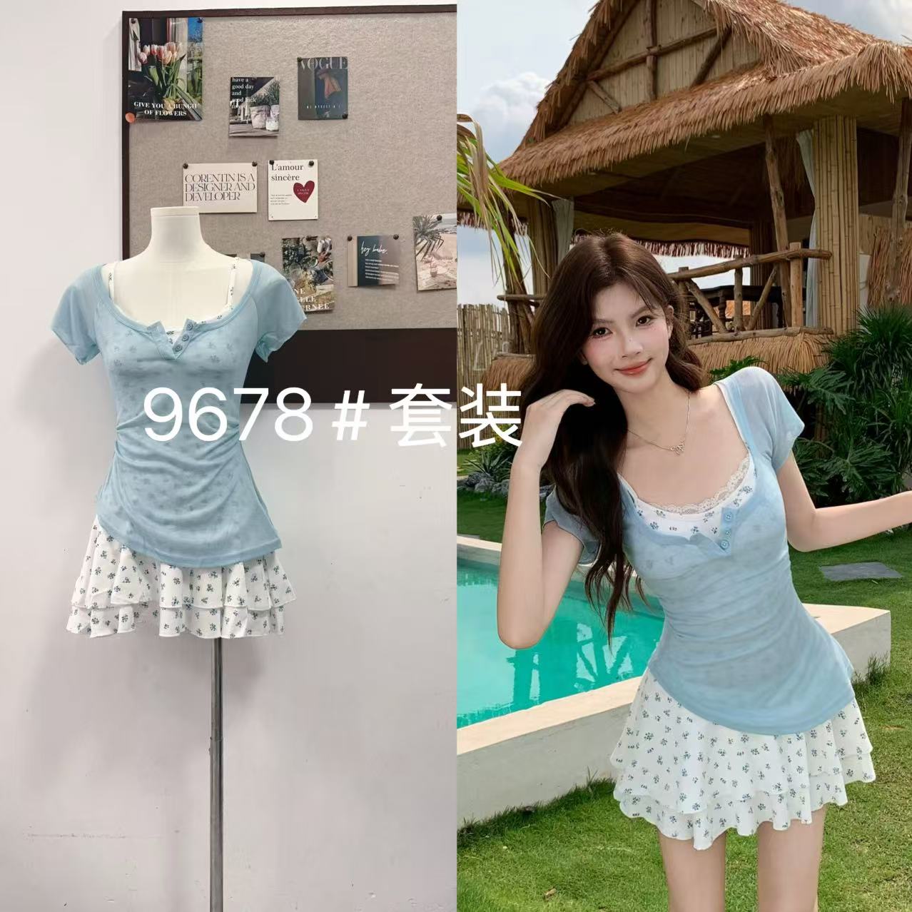 화이트 작은 물고기 오리지널 달콤한 매운맛 덜 여자 칼라 꽃무늬 반팔 여성 드레스 여름 특별 아름다운 꼬집기 허리 작은 치마