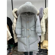 批发<b class='q'>雅</b><b class='q'>鹿</b>同款羽绒棉服女2025新款中长款时尚韩版加厚冬季爆款