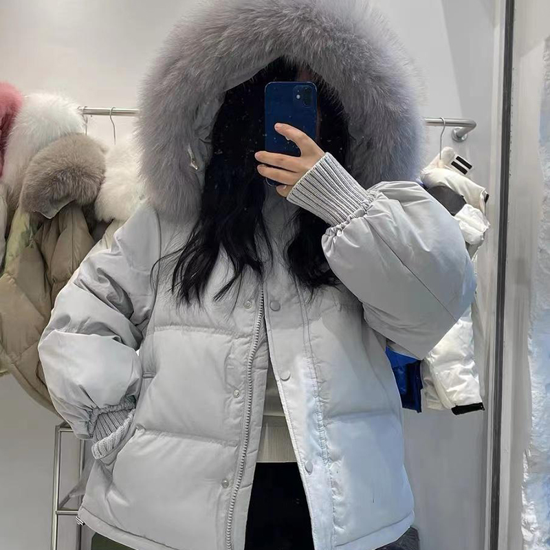 oversize面包服羽绒棉衣棉服女冬季外套中长款厚棉袄2024年新款潮