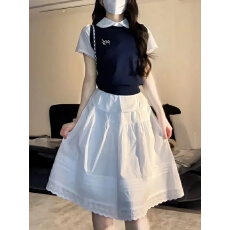 批发三件套装韩系气质休闲运动服套装夏季2026<b class='q'>新款</b>衬衫短袖背心<b class='q'>半身裙</b>