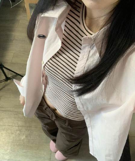 원본 솜씨 면 100% 원단 프랑스식 POLO 칼라 핑크색 셔츠 재킷 디자인 오픈 가디건 맨위