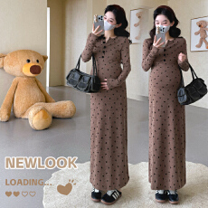 批发实拍现~<b class='q'>秋</b>冬法式碎花长袖针织蝴蝶印花连衣裙