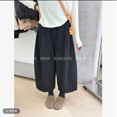 批发【拿手好裤】冬季新款韩系百搭宽松简约基础显瘦裤子