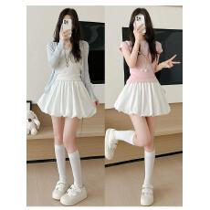 批发花苞裙半身裙春装<b class='q'>女</b>款2026年新款蓬蓬裙短裙高腰宽松显瘦A字半裙