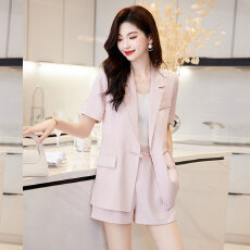 批发<b class='q'>西装</b>短裤套装<b class='q'>女</b>2026夏职业时尚气质<b class='q'>女</b>神范高端小个子高级感两件套