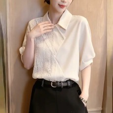批发洋气减龄超火上衣女2026夏季新款高端老钱风气质简约时尚大码女装