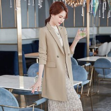 批发风衣外套女春秋2026秋季新款小个子气质高级感中长款西装大衣