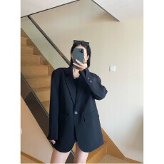 批发黑色西装外套女气质<b class='q'>设计</b>感2026新款西服宽松休闲职业装春秋小西装