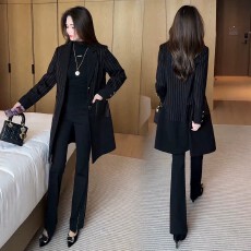 批发风衣外套女2026秋季新款时尚洋气休闲百搭修身显瘦气质中<b class='q'>长款</b>大衣