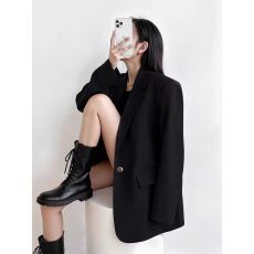 批发西装外套春秋2026新款小个子休闲气质高级宽松<b class='q'>女</b>士西服求职季上衣