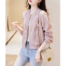 批发2026年新款春秋季棒球服短外套女士装小个子大码夹克时尚上衣显瘦