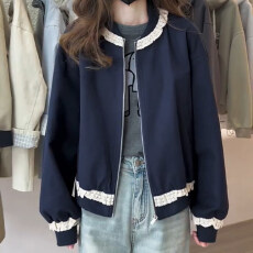 批发外套<b class='q'>女</b>春秋2026新款高级感大码短款小个子百搭棒球服开衫<b class='q'>夹克</b>上衣