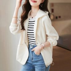 批发连帽外套女2026新款早<b class='q'>春秋</b>季爆款小个子时尚休闲百搭气质减龄上衣