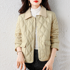 批发小香风棉服<b class='q'>外套女</b>2026早秋冬新款今年流行爆款轻薄款棉衣