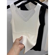 批发欧货女装剪标烫钻吊带背心内搭修身显瘦打底衫洋气上衣潮