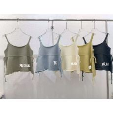 批发慵懒风叠穿针织吊带背心女<b class='q'>秋</b>宽松显瘦百搭休闲马甲小个子女装上衣