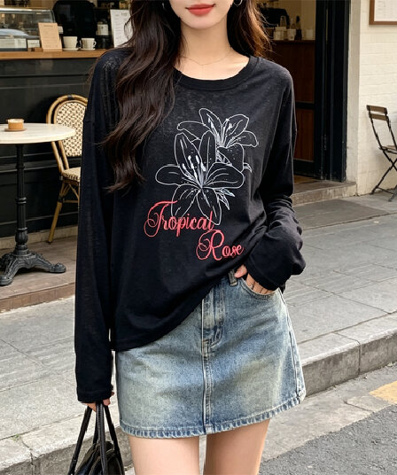 실사 있음 선적 자외선 차단 블라우스 여성 여름 새로운 긴팔 티셔츠 루즈핏 디자인 센스 chic 한 첨부 된 의류 여성
