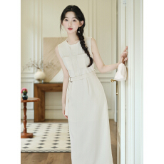 批发实拍优雅剪裁小个子高级感时尚<b class='q'>连体</b><b class='q'>裤</b>连衣长裙