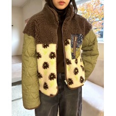 批发已出 2025秋冬chic<b class='q'>百搭</b>小众时尚加厚棉衣<b class='q'>百搭</b>拼色