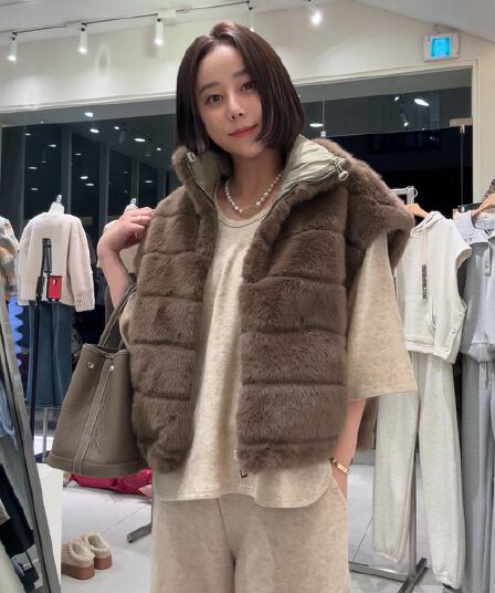 양면 착용 배색 수달 털 싸움 면 의류 베스트 모피 짧은 외투 한국 ins 환경 보호 모피 조끼