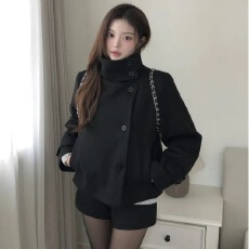 批发已入库 韩国东大门2026秋冬加厚毛呢<b class='q'>外套</b>女