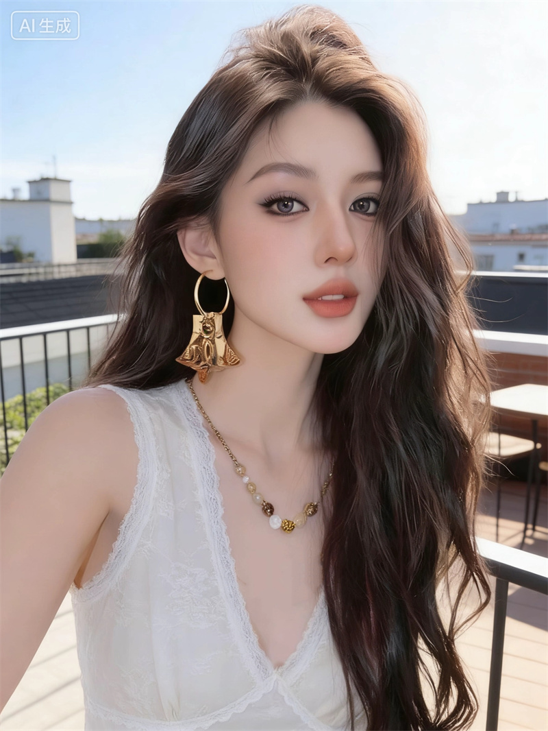 2026 새로운 고급 센스 프로 피부 레이스 V넥 슬림해 보이는 작은 대중 패션 다용도 외국 가스 맨위 조끼