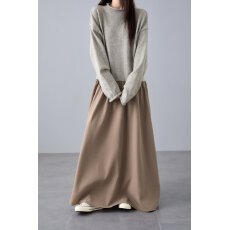 批发2025半高领长袖针织拼接收腰<b class='q'>连衣裙</b>女气质显瘦长裙