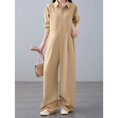 批发2025欧美跨境亚马逊时尚复古连体口袋休闲工装裤