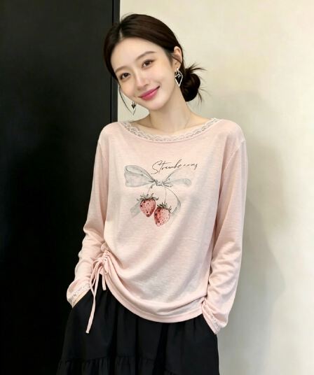 실사 빅 사이즈 새로운 디자인 센스 지방 mm 한국 스타일 느긋한 바람 프린트 자외선 차단 블라우스 연령 감소 다용도 맨위