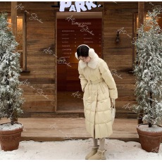 批发ART ME娃娃羽绒复古真羊毛三星安心90三防溯源白鸭羽绒服