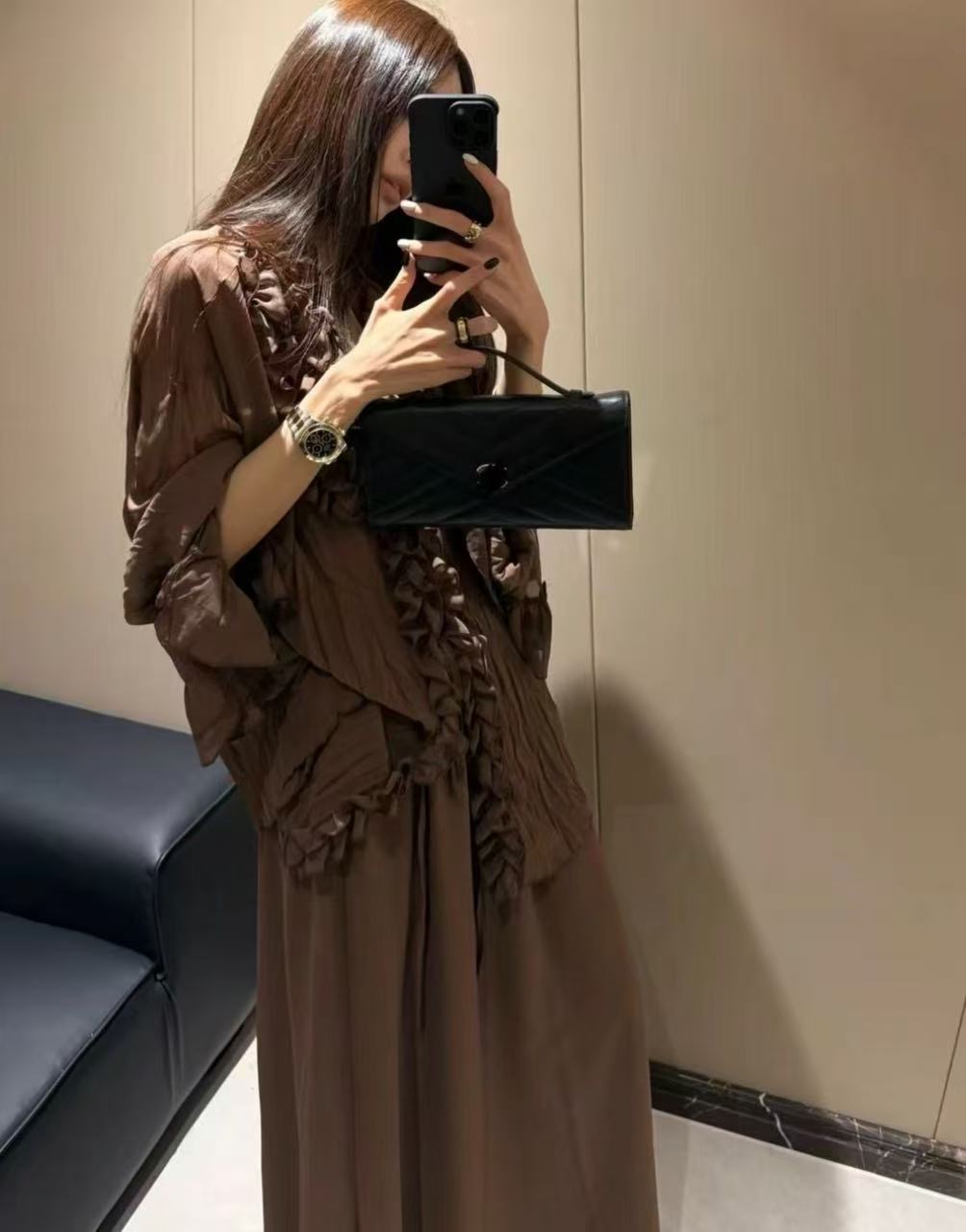 클립 작은 레이스 낭만주의 프랑스식 세트 자이언트 슬림해 보이는 느긋한 여름 차가운 롱 스커트 루즈핏 다용도 투피스 세트