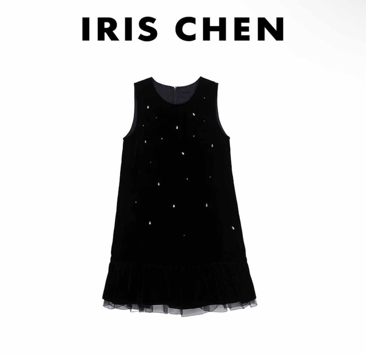 iris chen 별이 빛나는 하늘 맨위 26 여름 빛 럭셔리 벨벳 슬림해 보이는 드레스