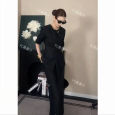 批发束腰<b class='q'>西装</b>+半裙/裤子套装｜高级感通勤两件套｜修身显瘦气质