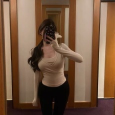 批发Chill巧儿梦幻随想U领交叉挂脖一字肩假两件T恤内搭上衣