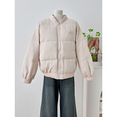 批发红人馆羽绒服女款冬季2026新款巨好看的短款保暖粉色90白鸭绒外套