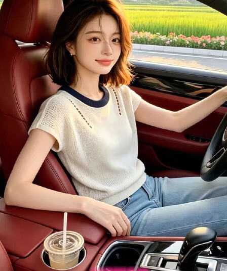 베이지 색 몸매 가꾸기 티셔츠 여성 의류 2026 여름 반팔 라운드 넥 여름 착용 가져 가라. 디자인 센스 그레이트 봐 의류