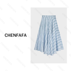 批发2026年春款慵懒风百搭简约衣休闲蓝色显瘦半身裙