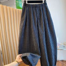 批发【原版格子】高级感格子<b class='q'>哈伦</b>裤女夏薄款