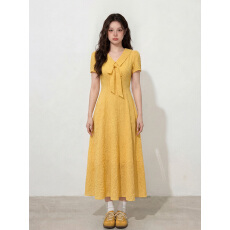 批发实拍~大码女装少女日记甜美风长裙胖MM<b class='q'>夏</b>季学院风蝴蝶结连衣裙