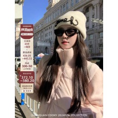 批发圈圈cooky 雾入松林 2025冬白鸭绒针织拼接羽绒服小个子休闲外套