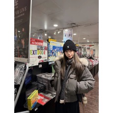 批发CEEYOU【12/8 20:00新品限时95折】毛领连帽95白鸭绒派克羽绒服