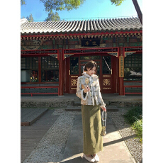 批发加绒加厚新中式国风【万物生】复古长袖旗袍女2025<b class='q'>秋</b>冬气质连衣裙