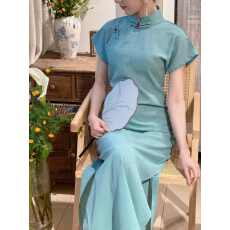 批发古法年轻款复古旗袍2026夏季新款新中式气质民国风日常连衣裙日常