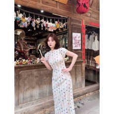 批发2026夏季新款女装时尚流行连衣裙女今年流行爆款气质女潮度假旗袍