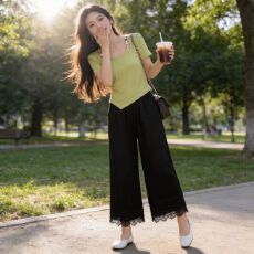 批发中年妈妈时尚套装高级感两件套裤装显瘦<b class='q'>夏</b>季大码女上衣+休闲裤