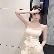批发-吊带背心女夏季内搭美背<b class='q'>文胸</b>一体打底带胸垫无袖外穿上衣