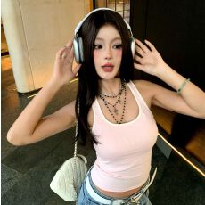 批发-美式复古辣妹外穿吊带背心女2026<b class='q'>夏季</b>内搭无袖上衣