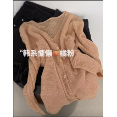 批发2026新款韩系宽松防晒针织开衫女夏季外搭气质透气百搭洋气