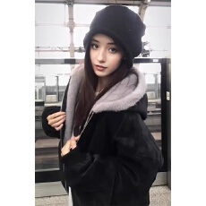 批发原版面料荔枝皮美式连帽座山雕皮衣外套棉服<b class='q'>男</b>女冬季加厚毛领棉衣